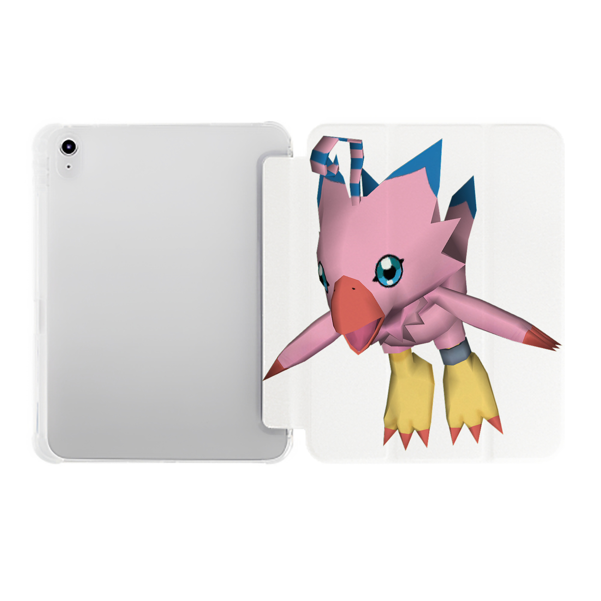 （画像用） Digimon デジタルモンスター/デジモン IPad ケース ペン収納付き 三つ折りスタンド PUレザー×シリコン 対応機種9.5/10.5/10.9インチ
